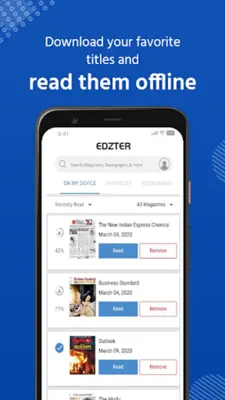 Edzter - Digital Library android App screenshot 0