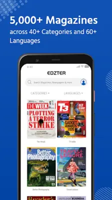 Edzter - Digital Library android App screenshot 1